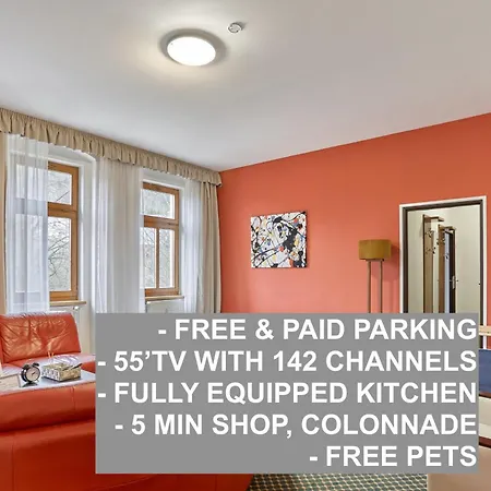 아파트 Excellent In Center 5 Min Walk From The Colonnade 카를로비바리